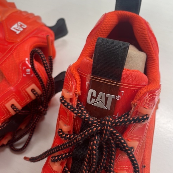 Caterpillar Intruder XL Orange Supercharged Chunky Y2k Sneakers - Picture 12 of 14